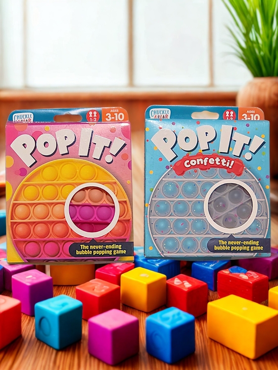 POP IT! Other - POP IT! - Set Of 2 Bubble Popping Fidget Toys